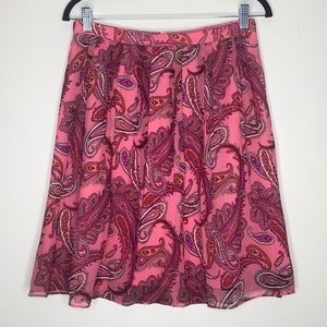 J. CREW: Pleated Silk Skirt